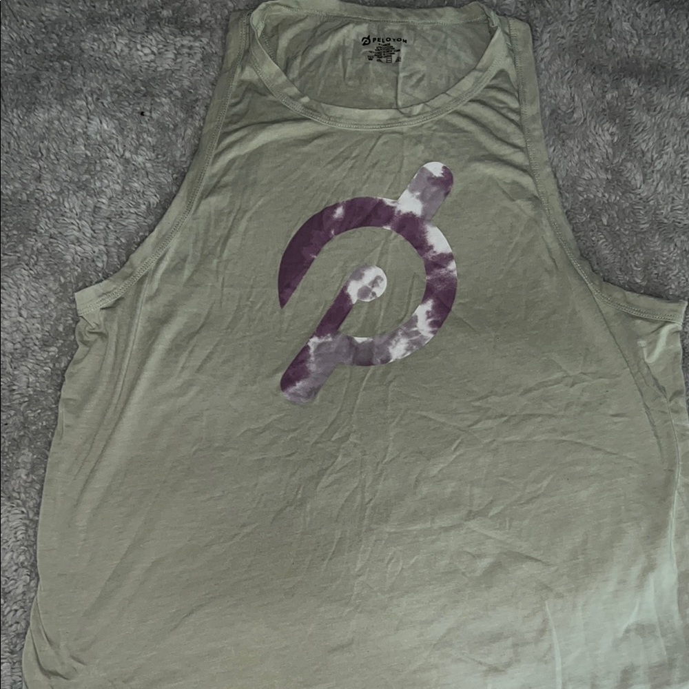 Peloton Sage Green Sleeveless Top